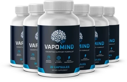 Six VapoMind bottles